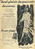 Ecole Abc Paris Vintage Retro Advert Poster A4 Photo Print