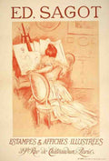 Ed Sagot 1897 Paul Helleu Gallery Vintage Advert A4 Photo Print