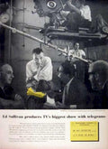 Ed Sullivan Telegram Vintage Retro Advert Ads A4 Photo Print