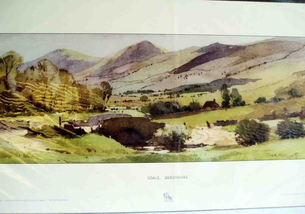 Edale Poster Vintage Advert A4 Photo Print