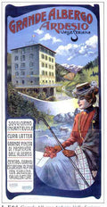 EdelGrandeAlbergo Vintage Advert A4 Photo Print