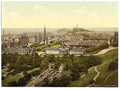 Edinburgh from the castle Vintage A4 Photo Print