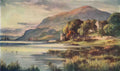 Edinburghshire Edinburgh Duddingston Lock and Arthurs Seat Vintage A4 Photo Print