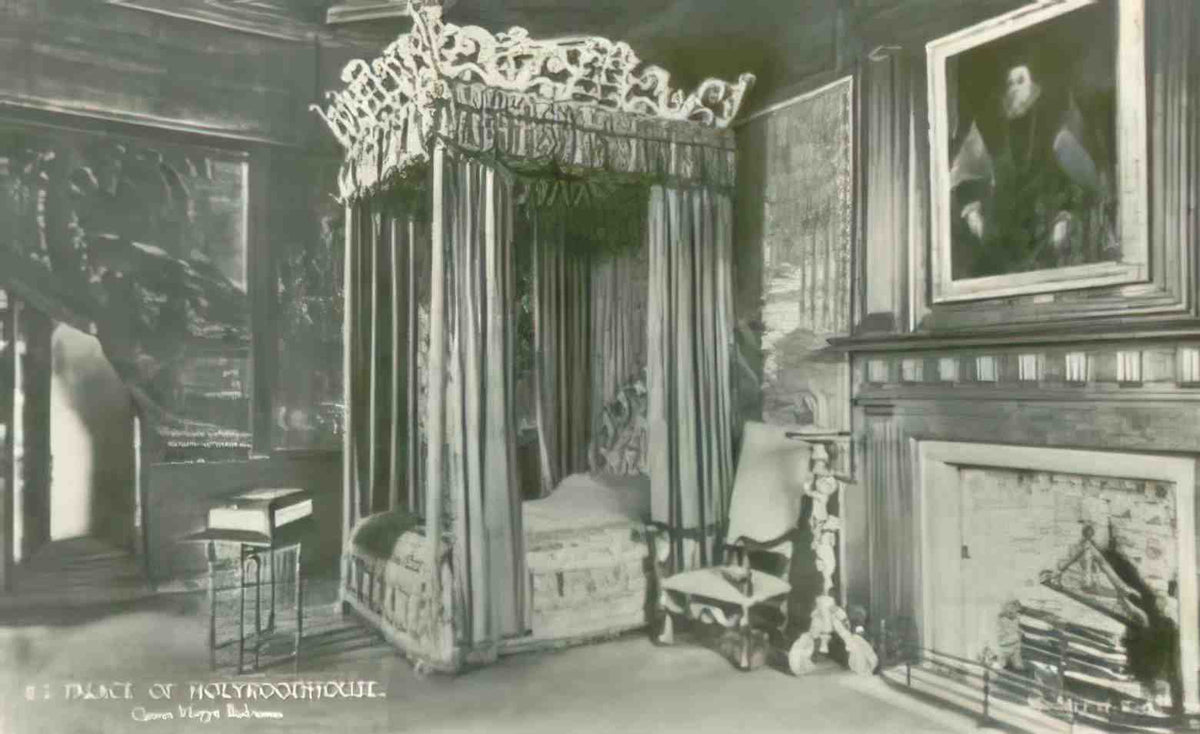 Edinburghshire Edinburgh Holyrood Palace Queen Marys Bedroom Vintage A4 Photo Print