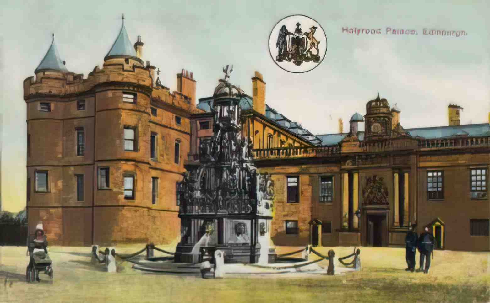 Edinburghshire Edinburgh Holyrood Palace in 1905 Vintage A4 Photo Print