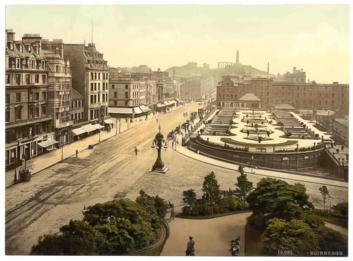 Edinburghshire Edinburgh II Vintage A4 Photo Print
