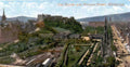 Edinburghshire Edinburgh Princes Street and the Castle Vintage A4 Photo Print