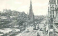 Edinburghshire Edinburgh Princes Street looking west 1960s Vintage A4 Photo Print