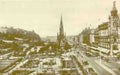 Edinburghshire Edinburgh Princes Street looking west II Vintage A4 Photo Print