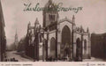 Edinburghshire Edinburgh St Giles Cathedral Christmas Card in 1907 Vintage A4 Photo Print
