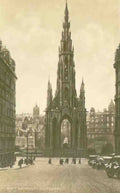 Edinburghshire Edinburgh The Scott Monument III Vintage A4 Photo Print