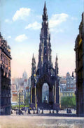 Edinburghshire Edinburgh The Scott Monument Vintage A4 Photo Print