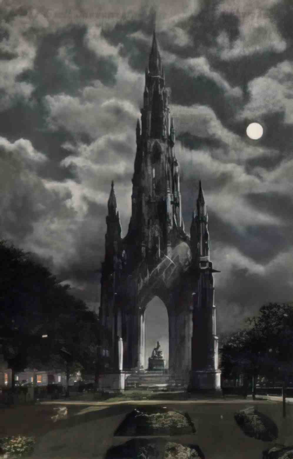 Edinburghshire Edinburgh The Scott Monument in 1905 Vintage A4 Photo Print