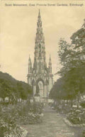 Edingburghshire Edinburgh East Princes Street Gardens Scott Monument 1919 A4 P Vintage A4 Photo Print