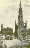 Edingburghshire Edinburgh Princes Street c1930s Vintage A4 Photo Print