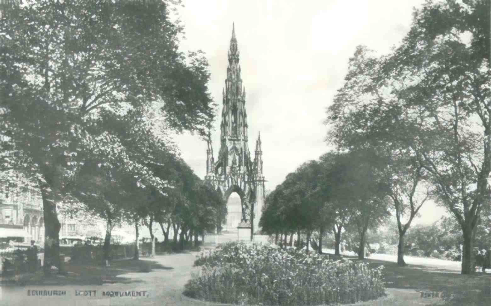 Edingburghshire Edinburgh Scott Monument II Vintage A4 Photo Print