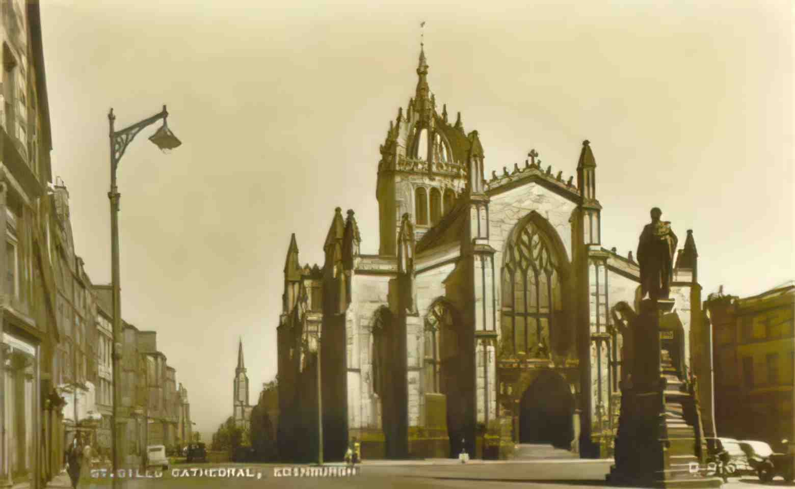 Edingburghshire Edinburgh St Giles Cathedral 1961 Vintage A4 Photo Print