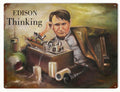 Edison Thinking Lab Vintage Retro Advert Ads A4 Photo Print