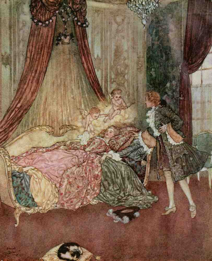 Edmund Dulac 1005 Vintage Illustration A4 Photo Print