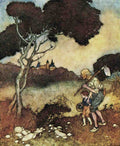 Edmund Dulac 1007 Vintage Illustration A4 Photo Print