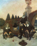 Edmund Dulac 1008 Vintage Illustration A4 Photo Print