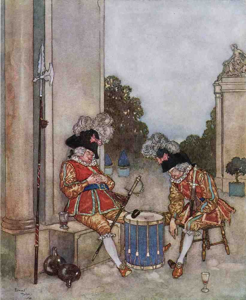 Edmund Dulac 1011 Vintage Illustration A4 Photo Print