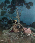 Edmund Dulac 1018 Vintage Illustration A4 Photo Print