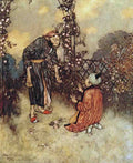 Edmund Dulac 1019 Vintage Illustration A4 Photo Print