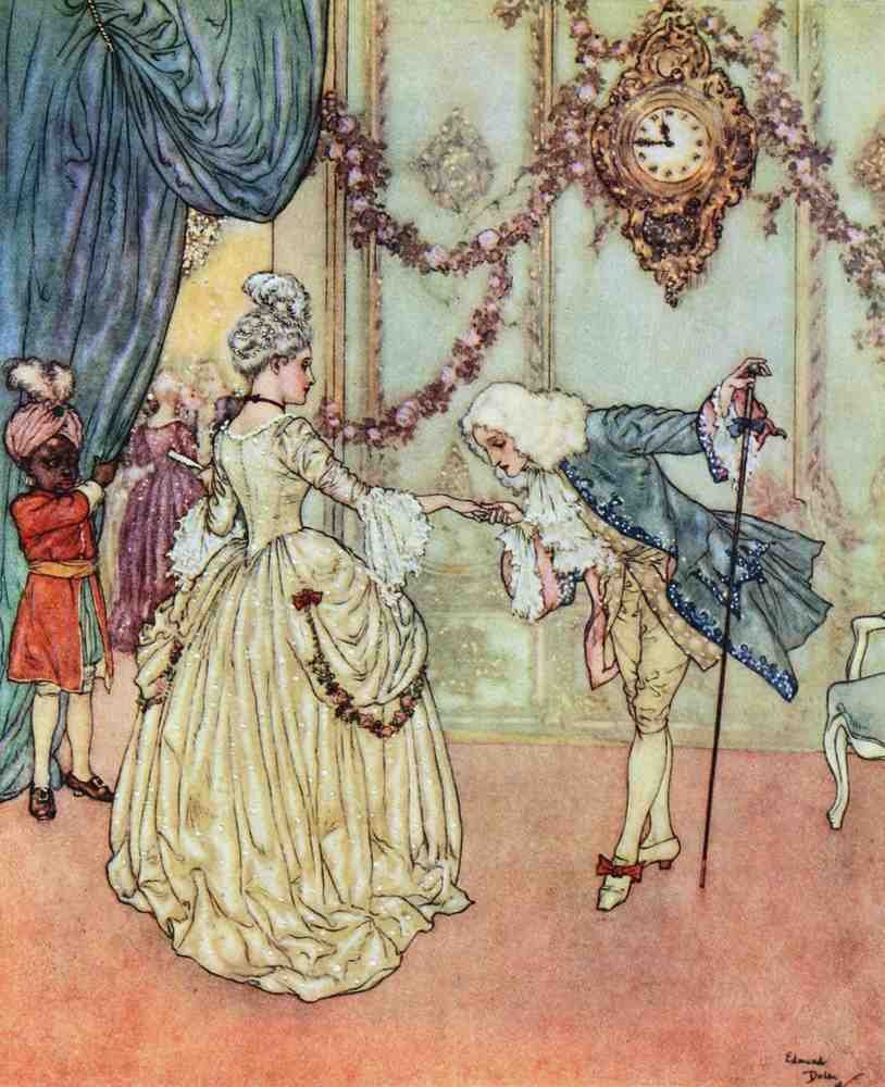 Edmund Dulac 1025 Vintage Illustration A4 Photo Print