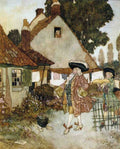 Edmund Dulac 1027 Vintage Illustration A4 Photo Print