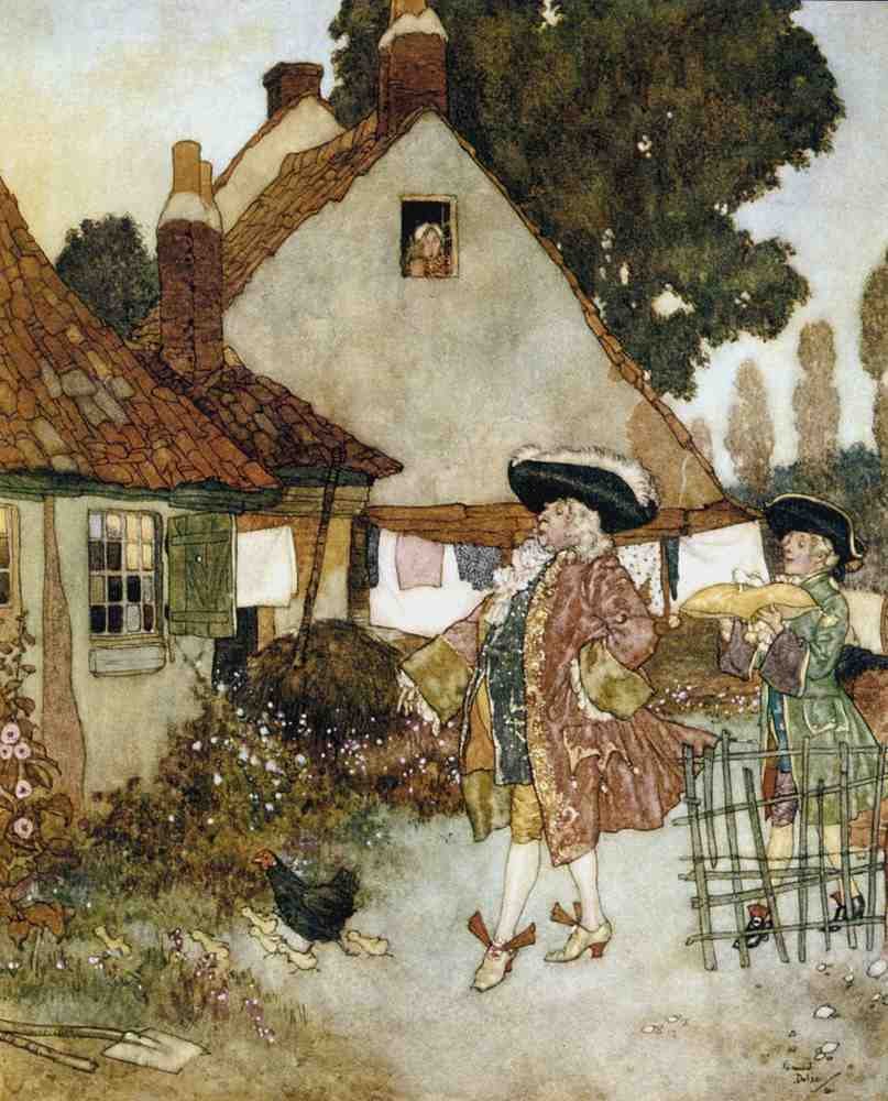 Edmund Dulac 1027 Vintage Illustration A4 Photo Print