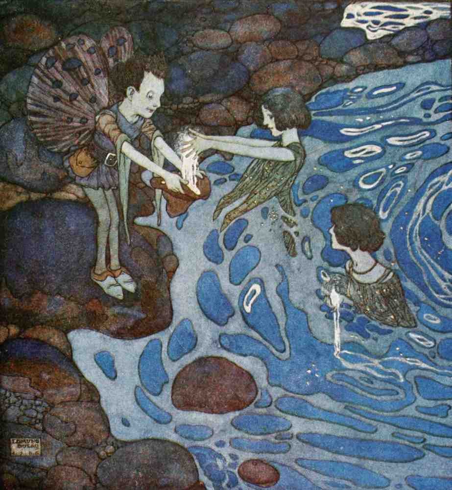 Edmund Dulac 1042 Vintage Illustration A4 Photo Print