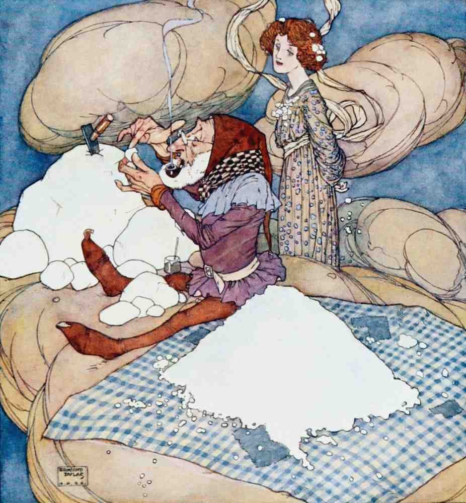 Edmund Dulac 1043 Vintage Illustration A4 Photo Print