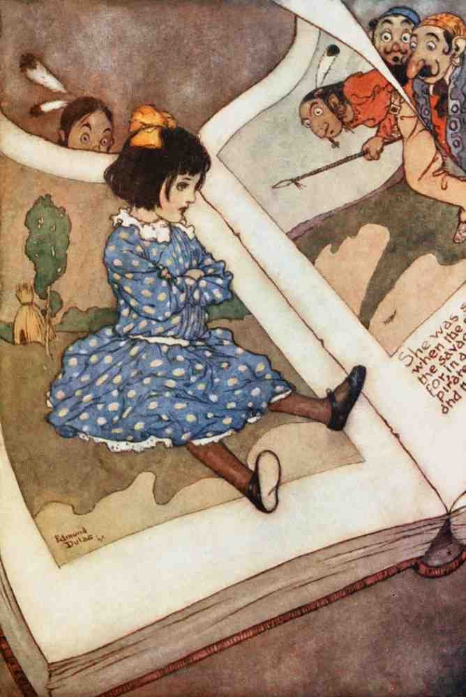 Edmund Dulac 1046 Vintage Illustration A4 Photo Print