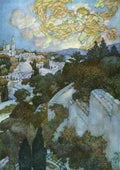 Edmund Dulac 1049 Vintage Illustration A4 Photo Print