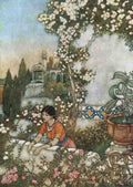 Edmund Dulac 1051 Vintage Illustration A4 Photo Print