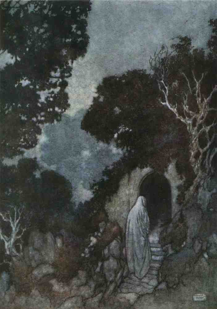 Edmund Dulac 1053 Vintage Illustration A4 Photo Print
