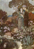 Edmund Dulac 1058 Vintage Illustration A4 Photo Print