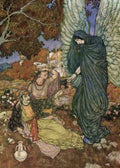 Edmund Dulac 1059 Vintage Illustration A4 Photo Print
