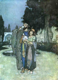 Edmund Dulac 1060 Vintage Illustration A4 Photo Print