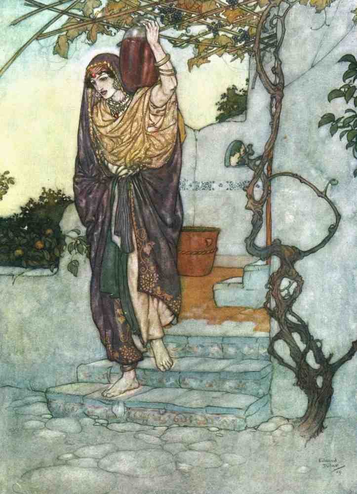 Edmund Dulac 1062 Vintage Illustration A4 Photo Print