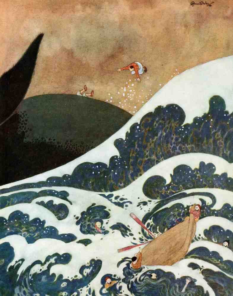 Edmund Dulac 1072 Vintage Illustration A4 Photo Print