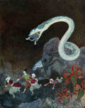 Edmund Dulac 1074 Vintage Illustration A4 Photo Print