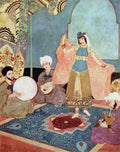Edmund Dulac 1078 Vintage Illustration A4 Photo Print