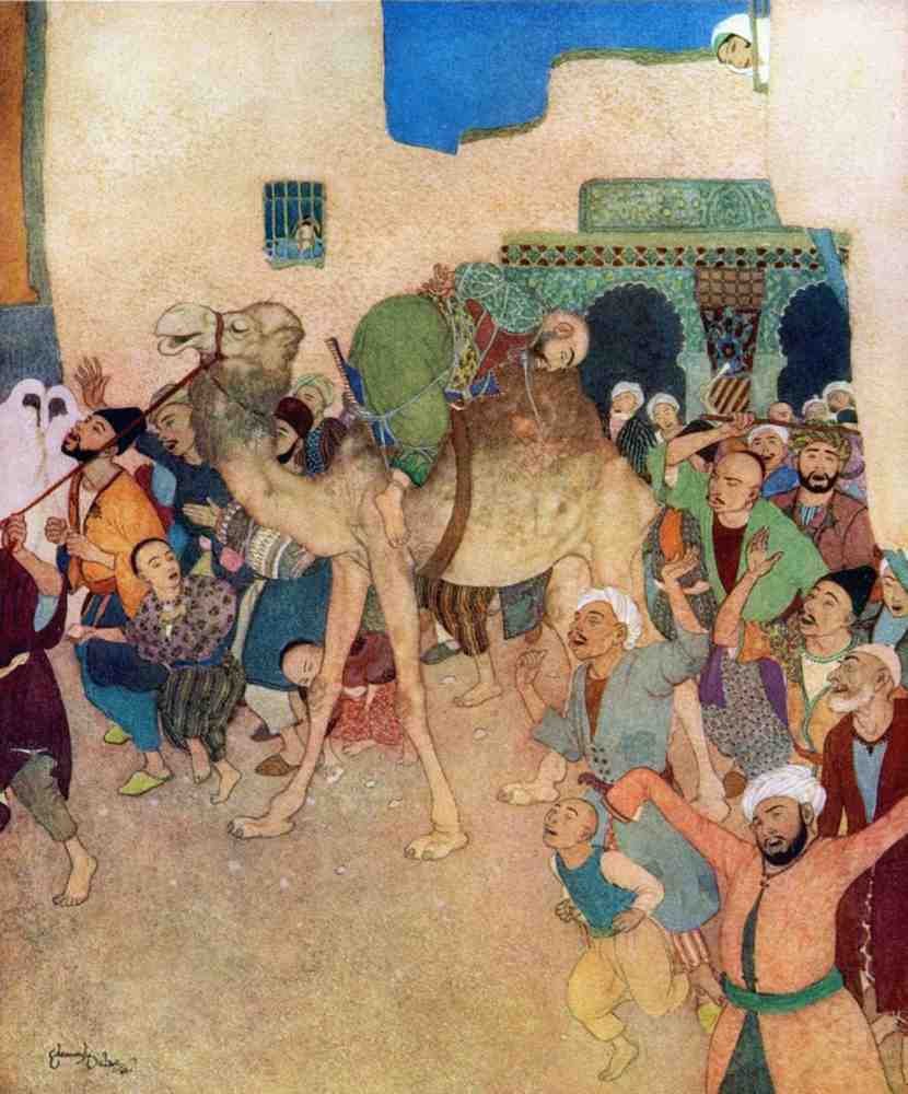 Edmund Dulac 1080 Vintage Illustration A4 Photo Print