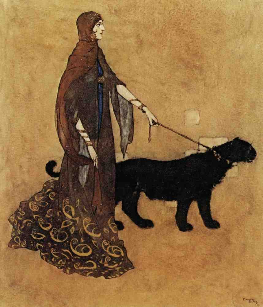 Edmund Dulac 1092 Vintage Illustration A4 Photo Print
