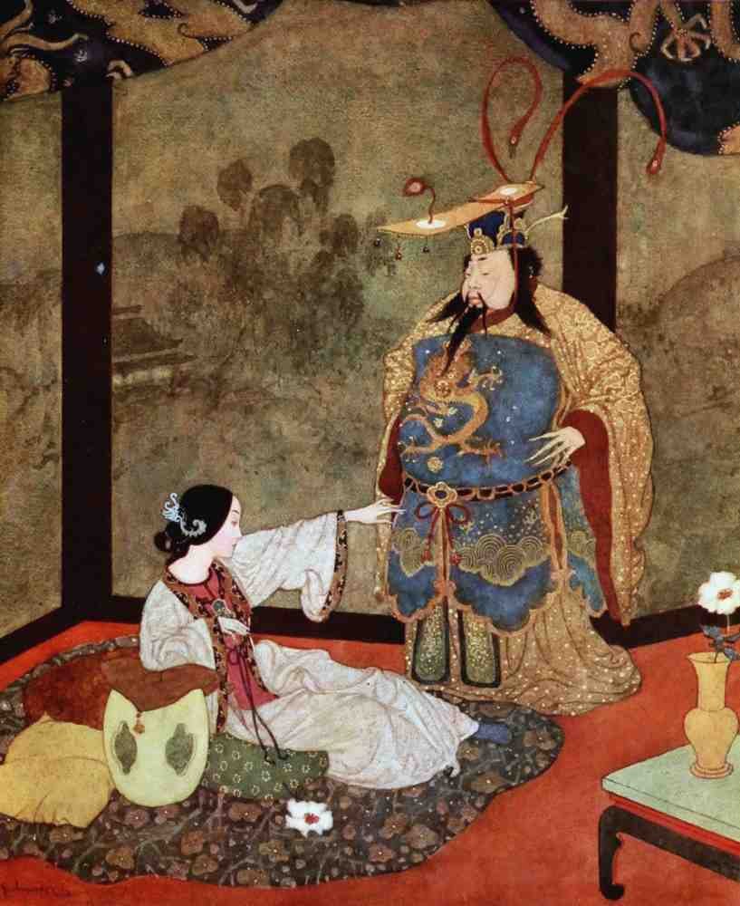 Edmund Dulac 1101 Vintage Illustration A4 Photo Print