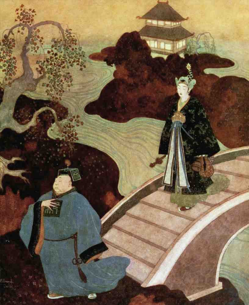 Edmund Dulac 1102 Vintage Illustration A4 Photo Print