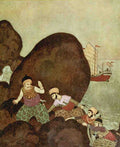 Edmund Dulac 1106 Vintage Illustration A4 Photo Print