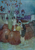 Edmund Dulac 1117 Vintage Illustration A4 Photo Print